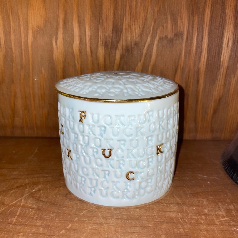 Stepanka handmade Fu@k Canister